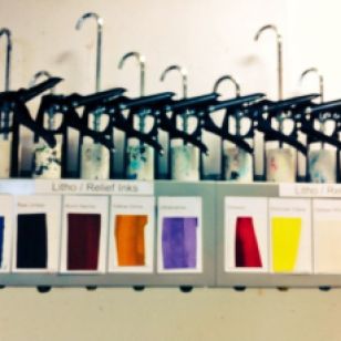 The choice of litho/relief inks.