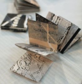 One of Stef Mitchell's small folded books.